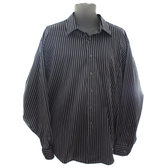 Pronto Uomo Other - Pronto Uomo Non-iron Pinstripe Dress Shirt